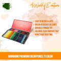Giorgione Premium Color Pencil 72 Color Metal iron Box.