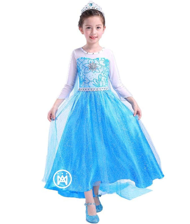 Frozen Elsa Children's Dress, Princess Dress, Kids Costume, Blue, Girls, 43.3 inches (110 cm), 47.2 inches (120 cm) | Daraz.com.bd Frozen Elsa Children's Dress, Princess Dress, Kids Costume, Blue, Girls, 43.3 inches (110 cm), 47.2 inches (120 cm) | Daraz.com.bd