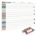 Simple Agenda Schedule 2025 Wall Calendar Planner Organizing Planning To Do List 2025 Wall Hanging Calendar 365 Days Memo Pad Plan Check List Sheet Home Office. 