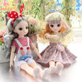Exquisite new 30cm constant tide confused Barbie doll dress up doll 26 joints girls toys children's gifts. 