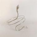 Exaggerated Snake Shaped Bracelet Women's Fashion Twisted Wrap Alloy Animal Arm Ring Body Jewelry Accessory.