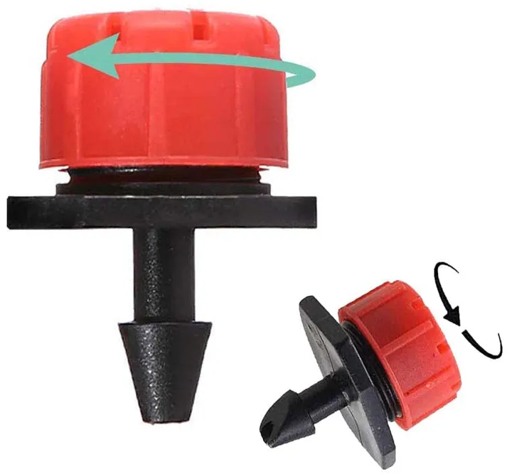 100-pcs%20Micro%20Irrigation%20Emitter%20Dripper%20Sprinklers%201/4%20Inch%20Flow%20Adjustable%20for%20Watering%20System%20-%20Image%204