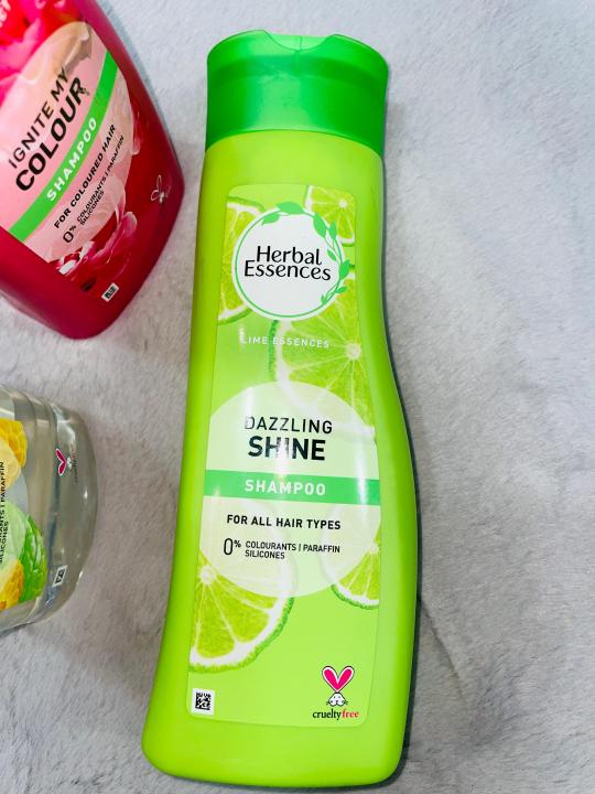 Herbal%20Essence%20DAZZLING%20SHINE%20Lime%20Essences%20Shampoo%20400ml%20-%20Image%202