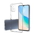 Vivo Y21 2021 Premium Silicone Case Crystal Clear Soft TPU Ultra-Thin Transparent Flexible Protective Mobile Phone Back Cover.