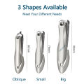 TOGEWITHU Nail Clippers with Catcher, Anti-splash Fingernail Toenail Cutter Manicure Tools Nail Trimmer with Nail File Sharp and Durable. 