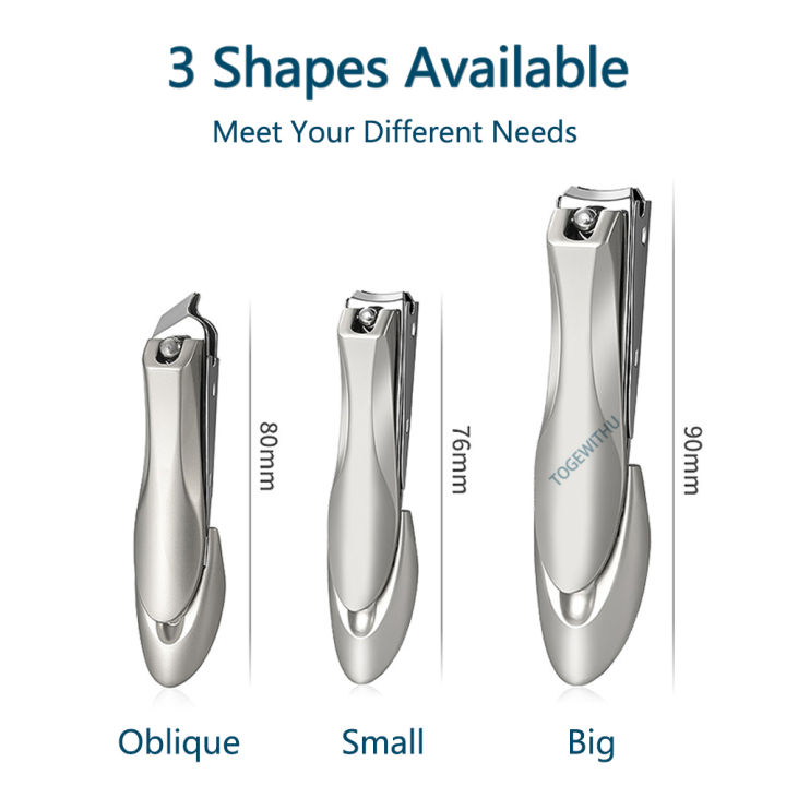 TOGEWITHU%20Nail%20Clippers%20with%20Catcher,%20Anti-splash%20Fingernail%20Toenail%20Cutter%20Manicure%20Tools%20Nail%20Trimmer%20with%20Nail%20File%20Sharp%20and%20Durable%20-%20Image%203