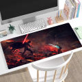 Cross-border large mouse pad, national tide style computer desk mat, lock edge, anti-slip game keyboard pad, one piece delivery.