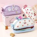 Kawaii Pencil Case Hard- Cute Large Capacity Pencil Box Portable Pencil Pouch for School Supplies Office Stationery Kids Gift Pretty Design Desk Accessory.