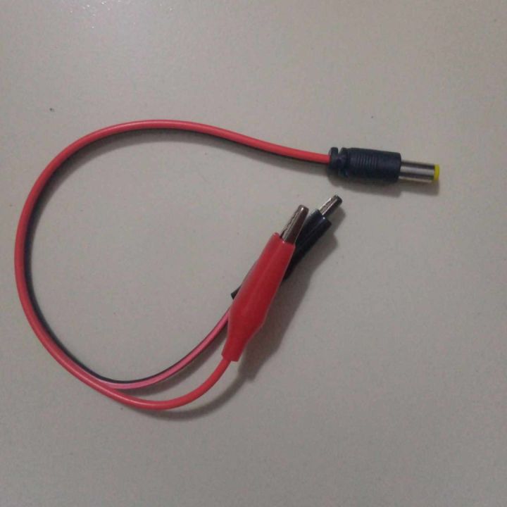 Male%20Jack%20To%20Dual%2029mm%20Alligator%20Clip%20With%20Cable%202%20Pin%20Connector%202.1mm%20Male%20DC%20Power%20Jack%20-%20Image%204