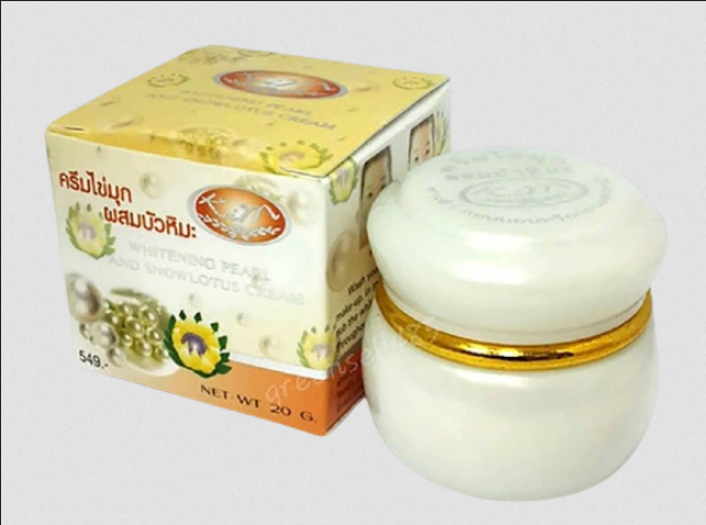 Kim Whitening Pearl And Snow Lotus Cream - 20gm - White Thailand