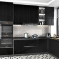 Black Wood Self-adhesive And Removable Wallpaper Vinyl For Countertop Furniture Kitchen Walls Realistic Wood Feel Home Decor. 