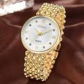 Stainless Steel Simple Quartz Female Watch Lady Clock Ladies Fashion Casual Quartz.