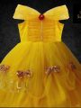 yellow color beauty and the beast destiny party dress bell beauty princess dress by sutonuu. 