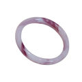 Xiaohongshu has the same style of chaise bracelet, round bar, thick glass, anti-jade, ice through bracelet, Hanfu accessories, ancient jingle bracelet girl. 