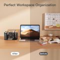 Desk Organizer Mesh Desktop Office Supplies Multi-functional Caddy Pen Holder Stationery with 8 Compartments and 1 Drawer for Office, Home, School, Classroom by Pipishell.