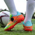 Double Star New Children's Football Shoes6-12Year-Old Student BoyTFBroken Nail No-Tie Primary and Secondary School Students Training Shoes Female.