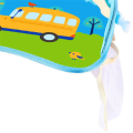 Portable Baby Car Mounted Child Safety Seat Dining Plate Multi-Function Drawing Table Waterproof Cart Cartoon Tray Easy to Use. 