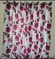 Synthetic Satin Rose Flower Design Porda. 