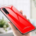 VIVO Y20 - ( Premium Quality) DESIGNED IN HONG KONG Scratchproof Tempered Glass Case Back Cover Casing. 