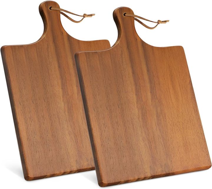 Wood Cutting Boards for Kitchen, 17 x 9 Inch Maheguni Wooden Cutting Board, Winnsty Large Wood Chopping Board with Juice Groove and Handles Heavy Duty Charcuterie Board (Large)
