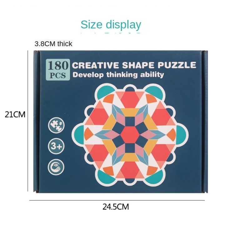 180pcs%20Wooden%203D%20Jigsaw%20Puzzle%20Tangram%20Montessori%20Educational%20Learning%20Toys%20Gifts%20Geometric%20Shape%20Puzzles%20Toy%20for%20Children%20Gifts%20-%20Image%204