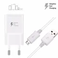 For Samsung Galaxy J8 J6 J6+ J4 J4 Plus J7 J7 Prime J5 J5 Prime J2 J2 Prime Fast Charger with Micro USB Cable. 