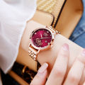 DAYBIRD Dayiao New Valentine's Day Gift for Life 1314 Quartz Calendar Steel Strap Women's Watch. 