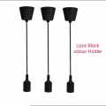 3pcs Black Holder,Pendant Hanging Light Children Room Pendant Holder,001. 