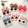 Baby Sunglasses with Hair Band Set Girls Kids Children Cute Cool Toy Shade Glasses Bows Headband for 0-3 Years Hair Accessories. 
