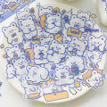 Panda Online 40PCS Cute Bear Rabbit Emoji PET Stickers Album Diary Journal Decorative Scrapbooking DIY Waterproof Sticker.