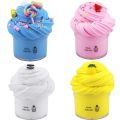 4pcs Colorful Mixing Cloud Slime Kits Cotton Candy Slime Supplies Non-sticky Kids Children Antistress Squeeze Toys Plastilina. 