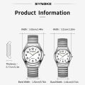 Southeast Asian Couple Quartz Watch Life Waterproof Stretchable Strap Stainless Steel Strap Quartz Watch Sport Clock. 