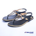 Walkar Ladies Flat-Back Belt Sandal. 