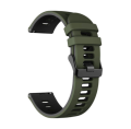 20mm Soft Silicone Dual Colour Strap For SmartWatch. 