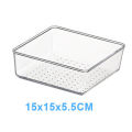 Acrylic Clear Drawer Organizer Box,Multi-size Jewelry Makeups Stationery Tableware Storage Case,Home Groceries Organizing Gadgets.