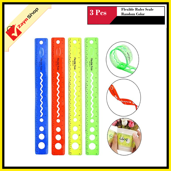 Flexible%20Ruler%20Scale%20Random%20Color%20%2030cm%20/%2012%20inch%20%20Pack%20Of%203%20pcs%20-%20Image%202