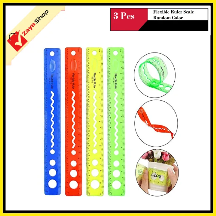 Flexible%20Ruler%20Scale%20Random%20Color%20%2030cm%20/%2012%20inch%20%20Pack%20Of%203%20pcs%20-%20Image%202