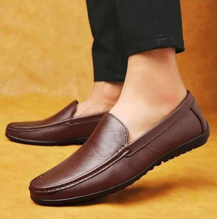 Men'S Solid Color Casual Loafer Shoes Everyday Wear Casual Loafer Shoe - Shoe