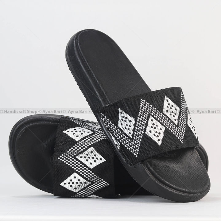 New Collection New Design Slides for Men stepDesigned Slipper for Boys Elastic Slides Elastic bend Step sandal slides
