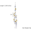 Suncatcher Rainbow Catcher Glass Crystal Light Wind Chimes Prism Suncatcher Car Sun Catcher Window Garden Decoration Outdoor.