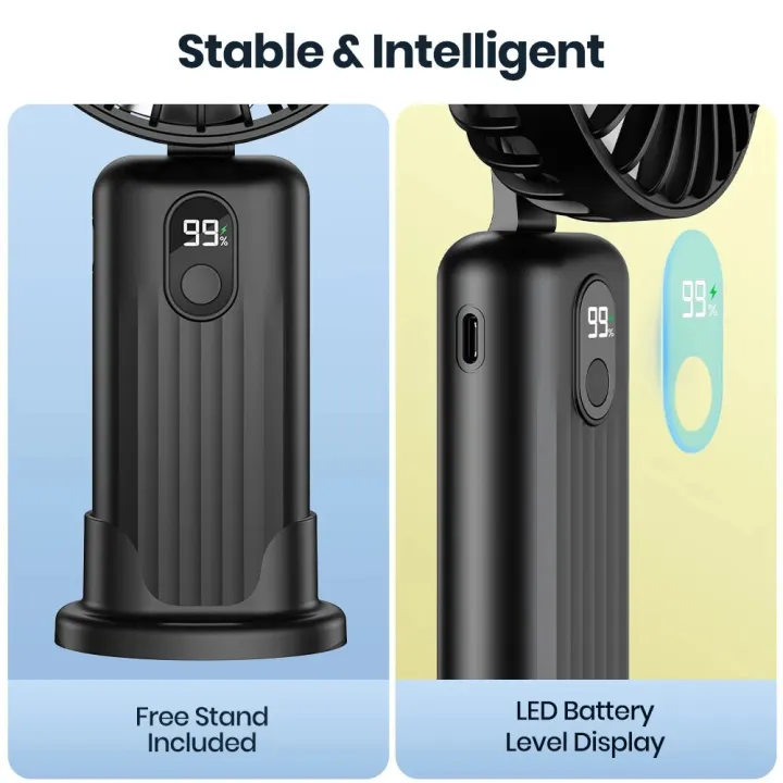 TOPK%20Portable%20Mini%20Fan,2400mAh%20USB%20Rechargeable%20Hand%20Neck%20Fan%203in1%20Personal%20Electric%20Fan%20Standing%20Fans%20for%20Room%20Camping%20Foldable%20-%20Image%203