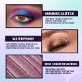 13-Shade Waterproof Liquid Eyeshadow Palette - High Shine to Matte, Long-Lasting Smudge-Proof Makeup Set for Glamourous Looks.