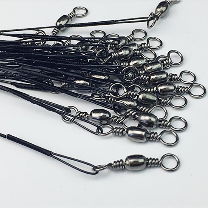 Fishing%20Tools%20Fishing%20Line%20Steel%20Wire%20Leader%20With%20Swivel%20And%20Snap%2020Pcs/Pack%20-%20Image%208