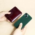Ciephia Classic Style Genuine Leather Rfid Wallets for Men Thin Short Multi Function Tri Fold Card Holder Male Purse Money Clip.