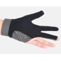 Billiards Glove Three Finger Pool Cue Snooker Shooter Mitt Elastic Left Hand Women Men Black Silicone. 