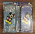 Qitong Micky Mouse blue 3D Pencil Case pencil Box with Compartments - Kids Large Capacity School Supply Organizer Students Stationery Box - Girls Boys Pen Pouch.