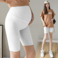 215# Summer Thin Cool Maternity Short Legging Belly Underpants Clothes for Pregnant Women Pregnancy Yoga Hot Shorts Half Pants. 