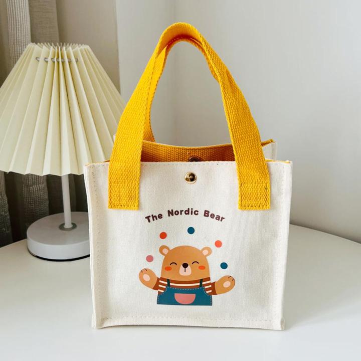 insAll-Matching Japanese Lunch Bag Cloth Bag Minimalist Japanese