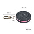 Oreo Cookie Keychain Cute Fashion Creative Food Fun Cookie Model Car Bag Pendant Jewelry Gift To Friends Boutique Gift.