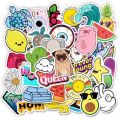20 Style Vsco Stickers Things 50PCS Pack Cool Pink Girl Stickers For On The Laptop Fridge Phone Skateboard Suitcase Sticker. 
